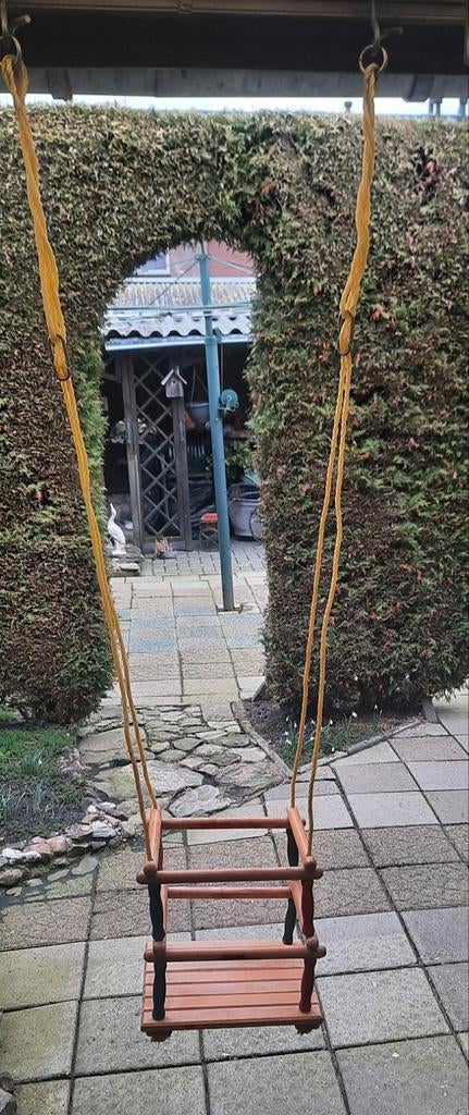 Houten peuterschommel, Ophalen, Gebruikt, Schommel, Aanbouwonderdeel