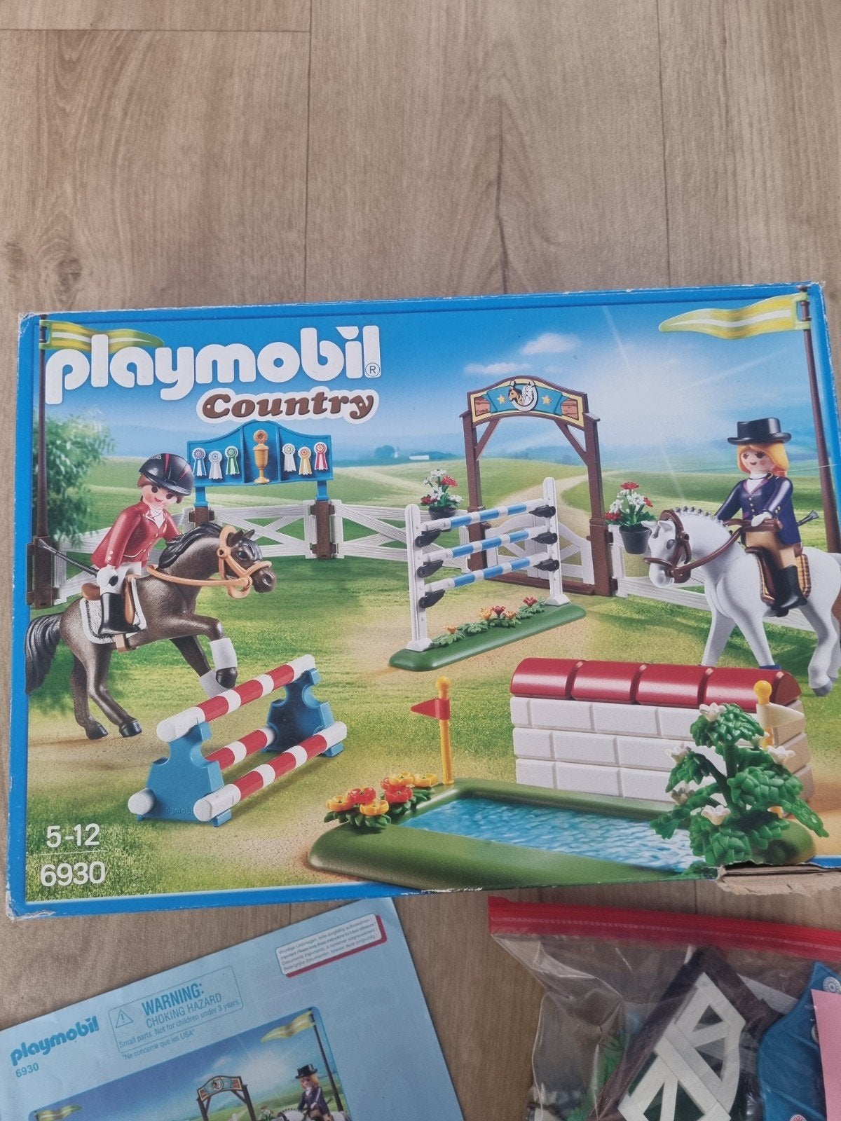 Playmobil Country 6930 Paardrijles Hindernisbaan, Complete set, Overige typen, Ophalen of Verzenden, Zo goed als nieuw