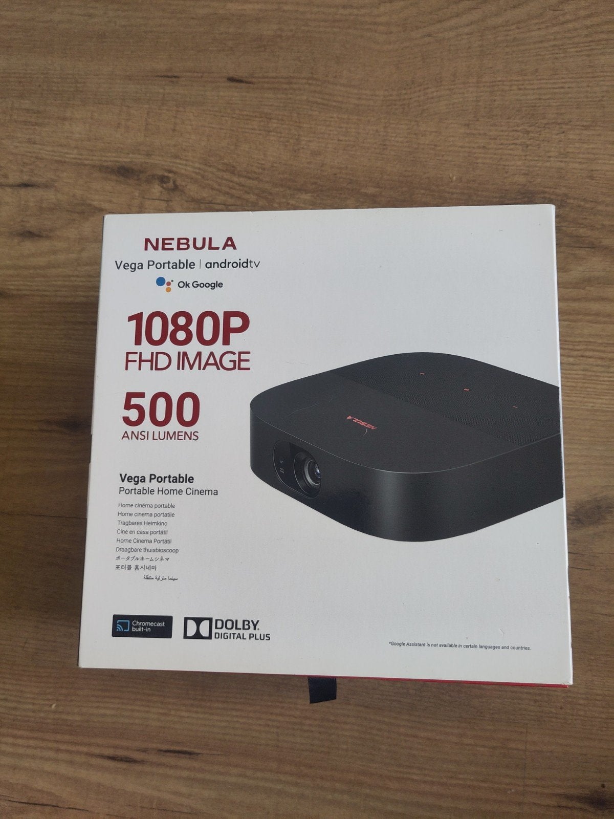 Anker Nebula Vega Draagbare Projector - Z.G.A.N., Ophalen of Verzenden, Zo goed als nieuw, DLP, Full HD (1080)