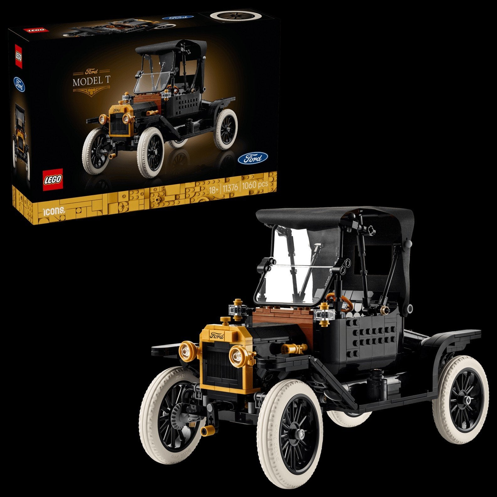 Lego ICONS 11376 Ford model T NIEUW, Kinderen en Baby's, Speelgoed | Duplo en Lego, Ophalen of Verzenden, Nieuw, Complete set