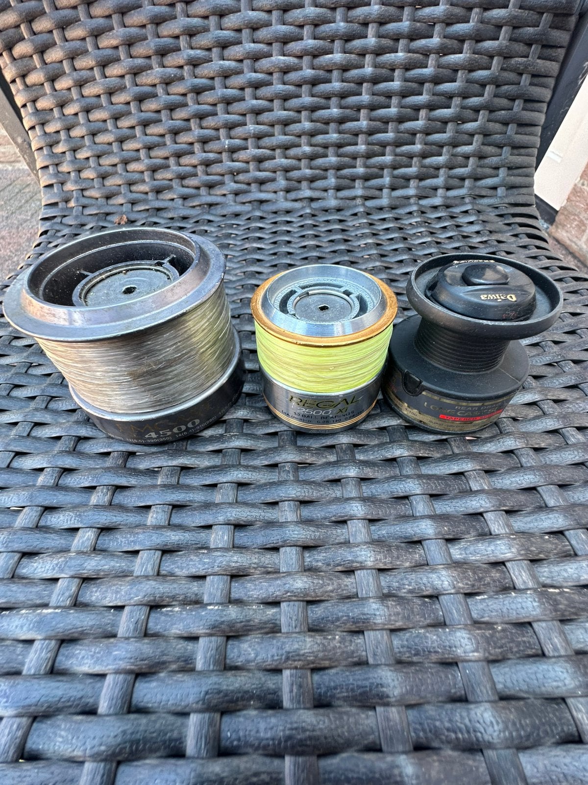 Daiwa spoelen, Ophalen of Verzenden, Gebruikt, Molen