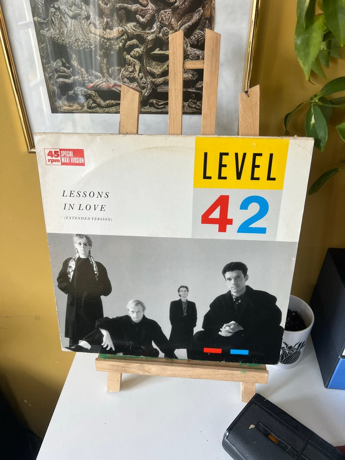 Level 42 - Lessons in Love (Extended Version) Maxi-Single, Gebruikt, Ophalen of Verzenden, EP, 12 inch