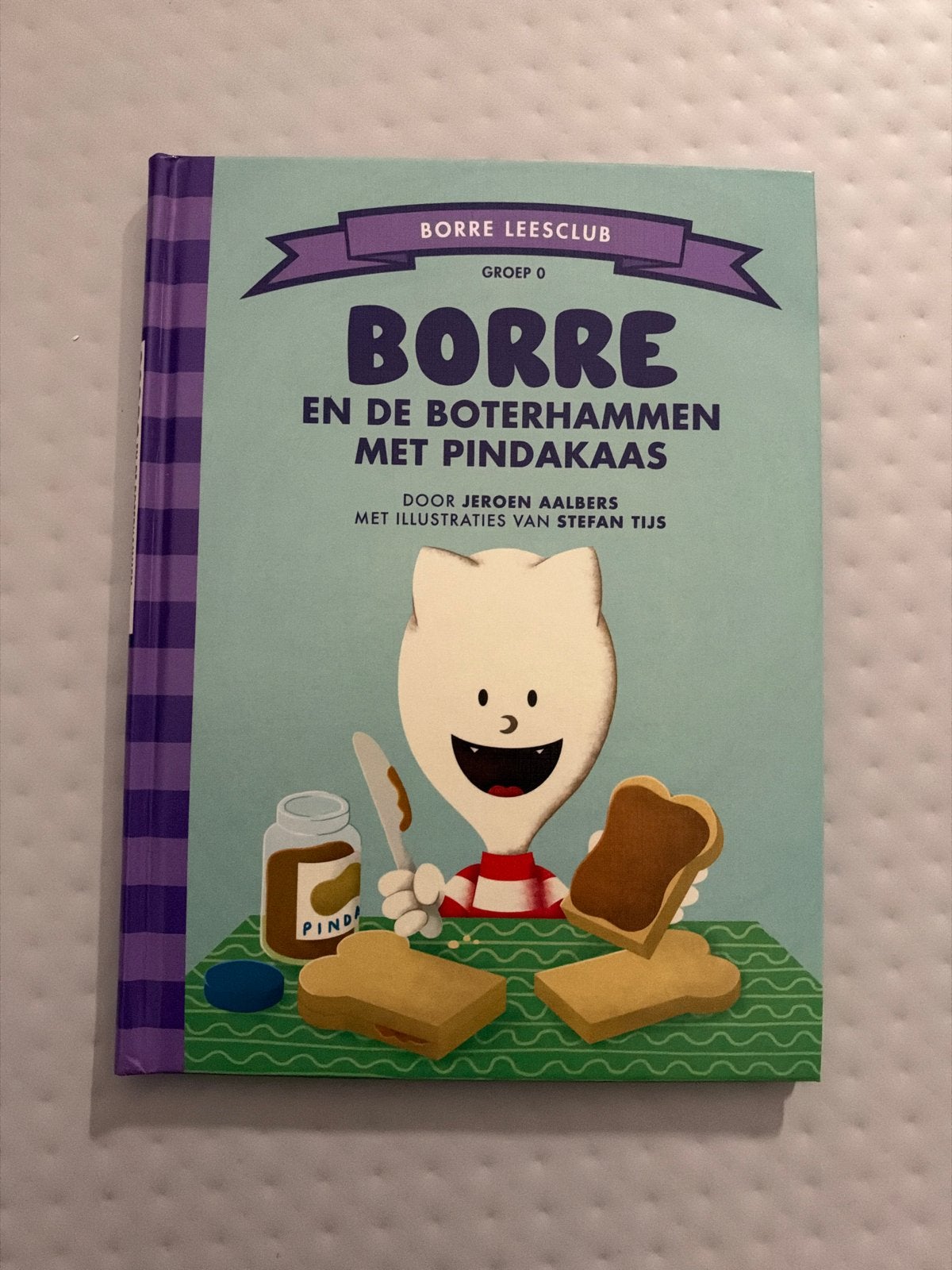 Borre en de boterhammen met pindakaas - Borre Leesclub, Boeken, Fictie algemeen, Jongen of Meisje, Ophalen of Verzenden, Zo goed als nieuw