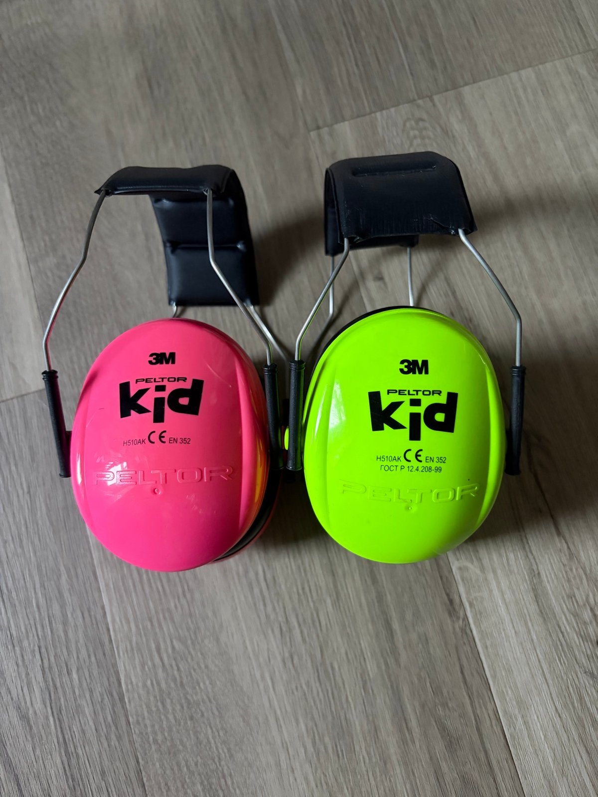 Peltor Kid Gehoorbescherming - Roze & Neon Groen, Ophalen of Verzenden, Zo goed als nieuw, Jongen of Meisje