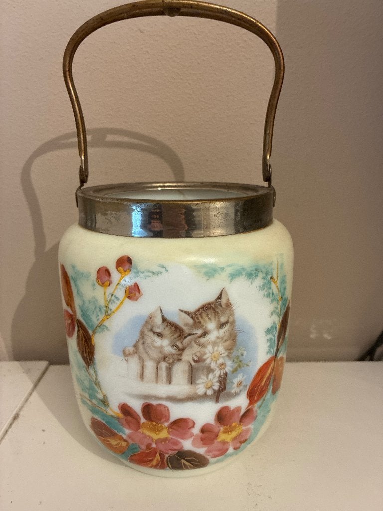 Poezenpot antiek, Antiek en Kunst, Antiek | Porselein, Ophalen of Verzenden