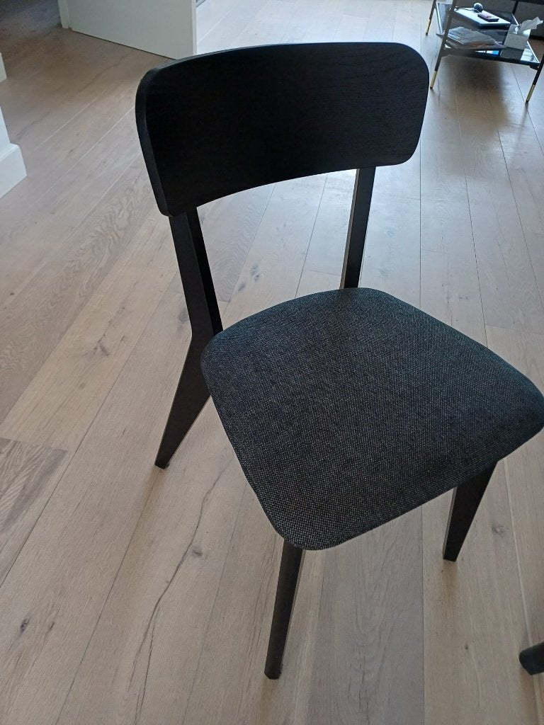 Dining table (200x78) + 2 chairs, Ophalen, IKEA LISABO, 50 tot 100 cm, Zo goed als nieuw