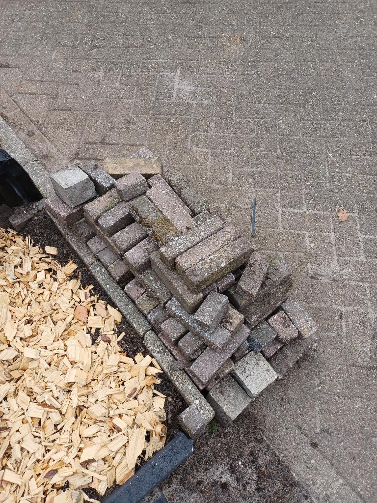 tuinstenen, Tuin en Terras, Ophalen, Gebruikt, Overige typen, 5 tot 10 m²