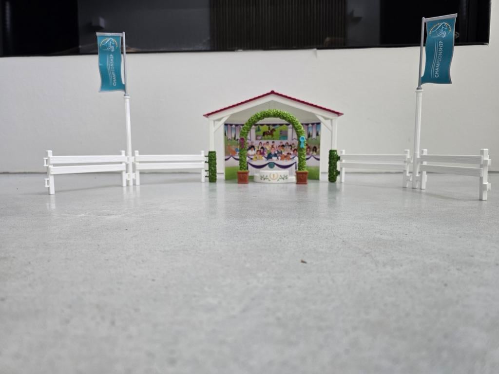 Schleich show stadion, Ophalen of Verzenden, Zo goed als nieuw, Overige soorten, Overige typen