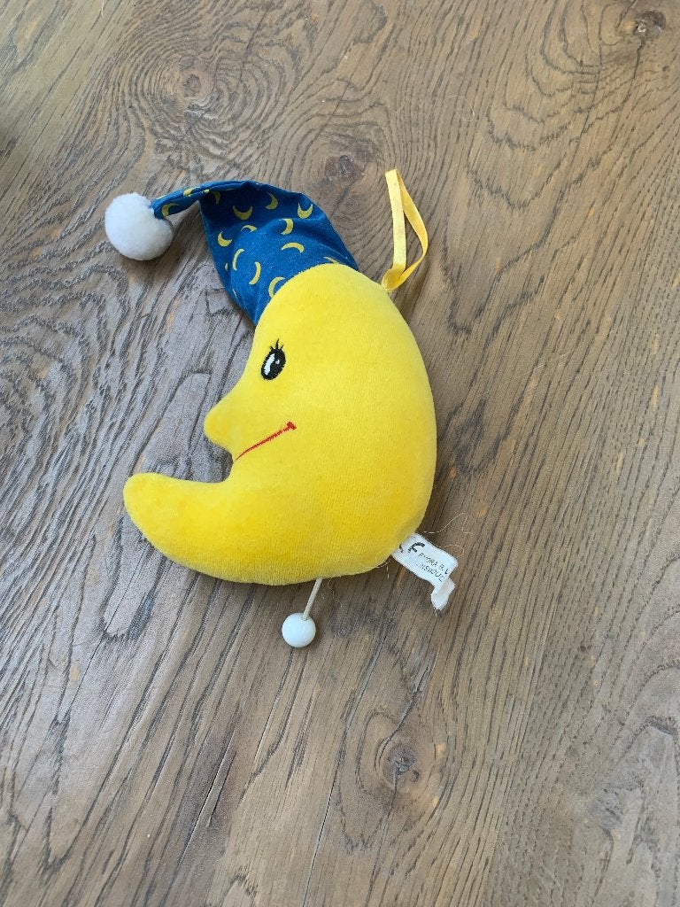 Te koop Muziekdoos in vorm MAAN, Ophalen, Zo goed als nieuw, Overige typen, Met geluid