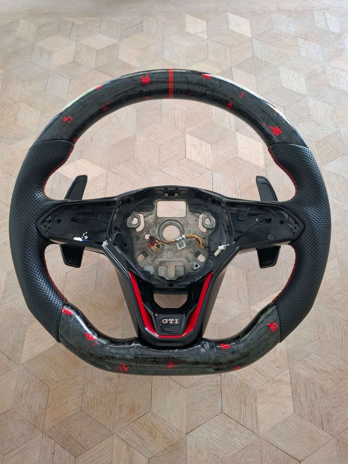 Volkswagen mk8 gti froged carbon stuurwiel, Ophalen of Verzenden, Nieuw, Volkswagen
