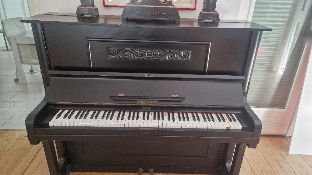 piano Robert Leutke Dresden, Muziek en Instrumenten, Ophalen, Gebruikt, Zwart, Piano
