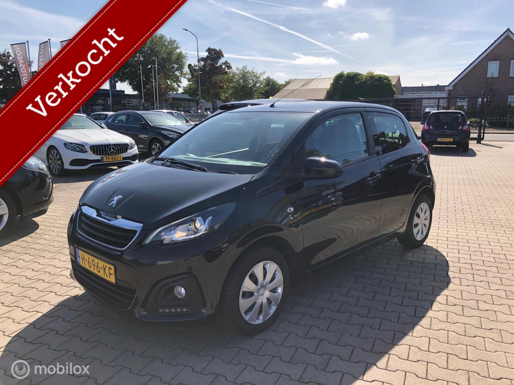 Peugeot 108 1.0 e-VTi 4DRS AIRCO ELL PAKK LED .., Voorwielaandrijving, Stof, Gebruikt, 4 stoelen