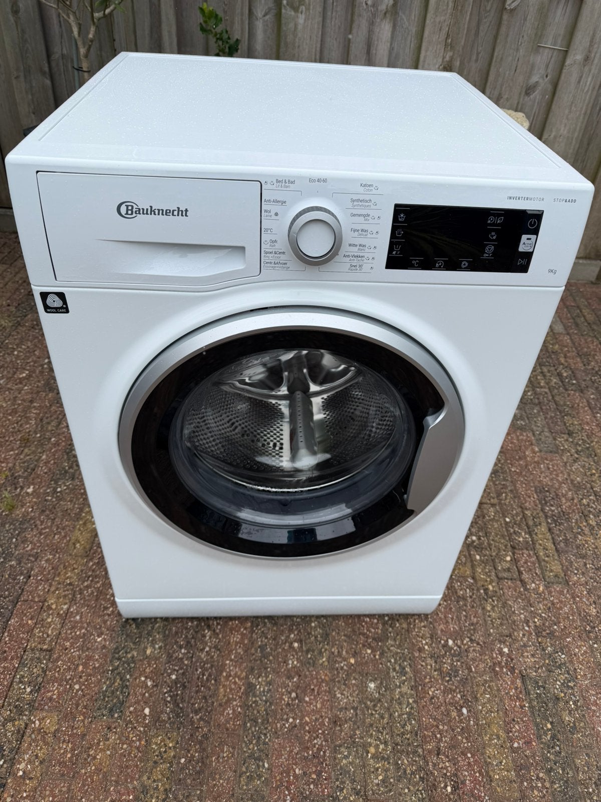 Bauknecht 9 kg, ZGAN 1,5 jaar oude Wasmachine, Witgoed en Apparatuur, Ophalen, Zo goed als nieuw, 85 tot 90 cm, 1200 tot 1600 toeren