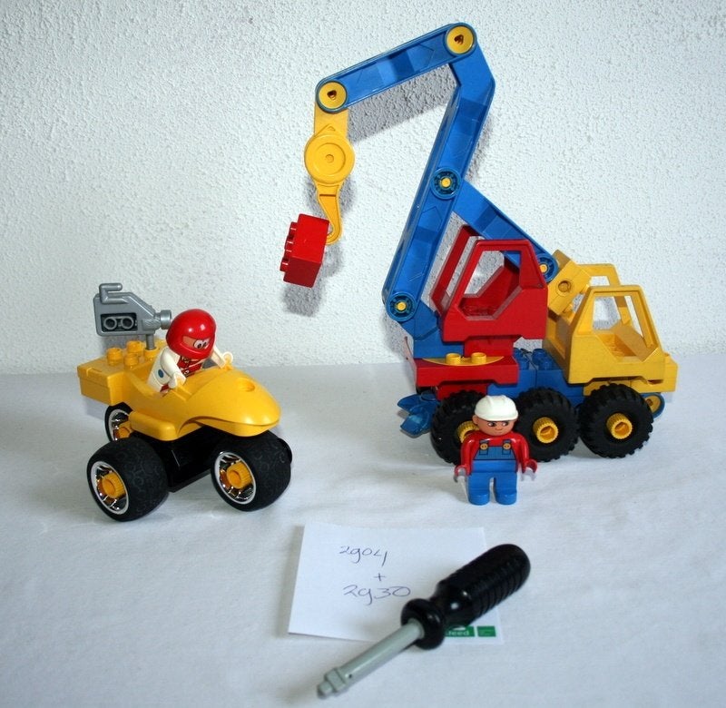 Technisch Duplo Toolo set 2904 + 2930 compleet, Ophalen of Verzenden, Gebruikt, Complete set, Duplo