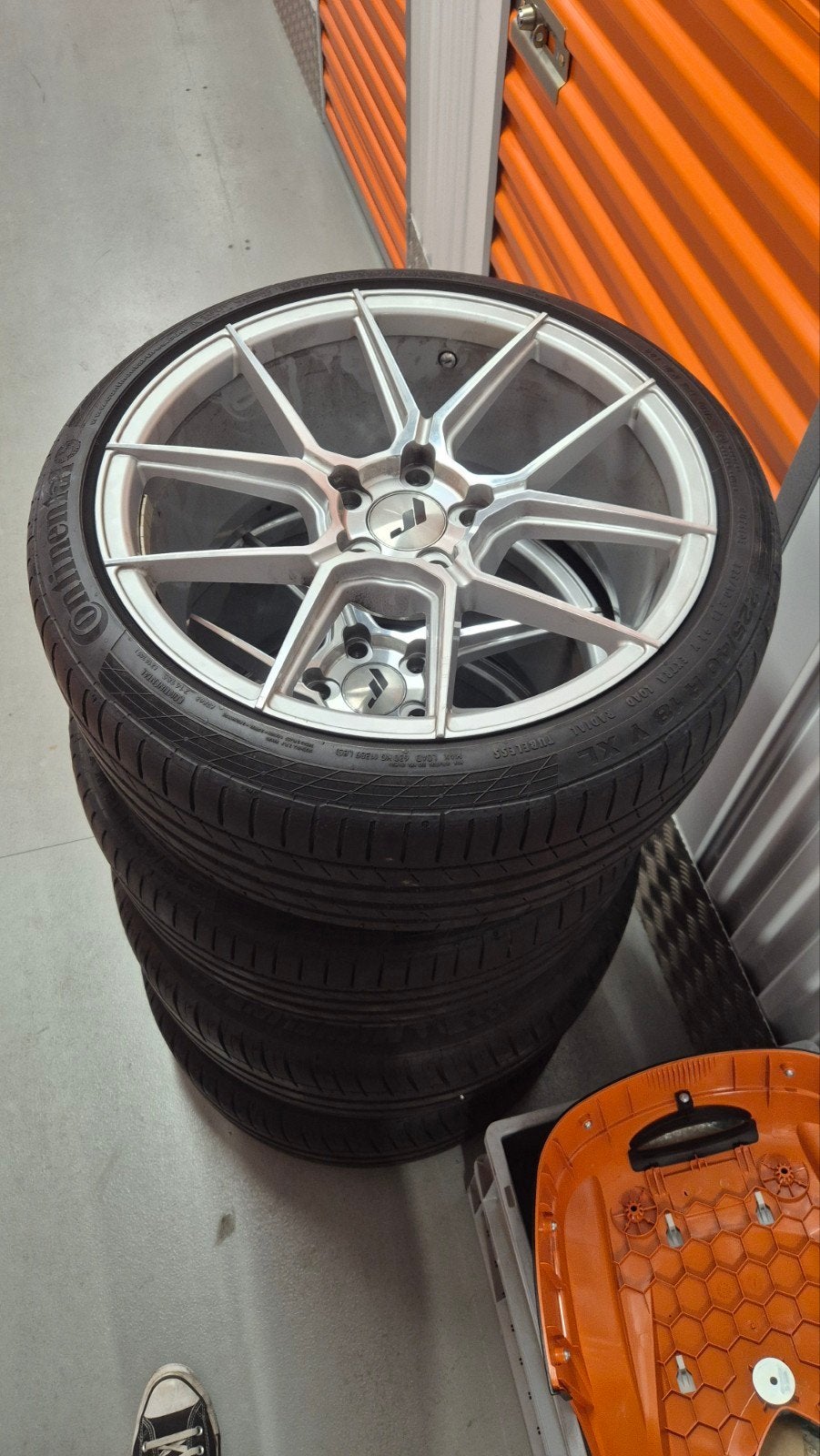 JR30 5x114.3 18 inch, Ophalen, 18 inch, Velg(en), Zomerbanden