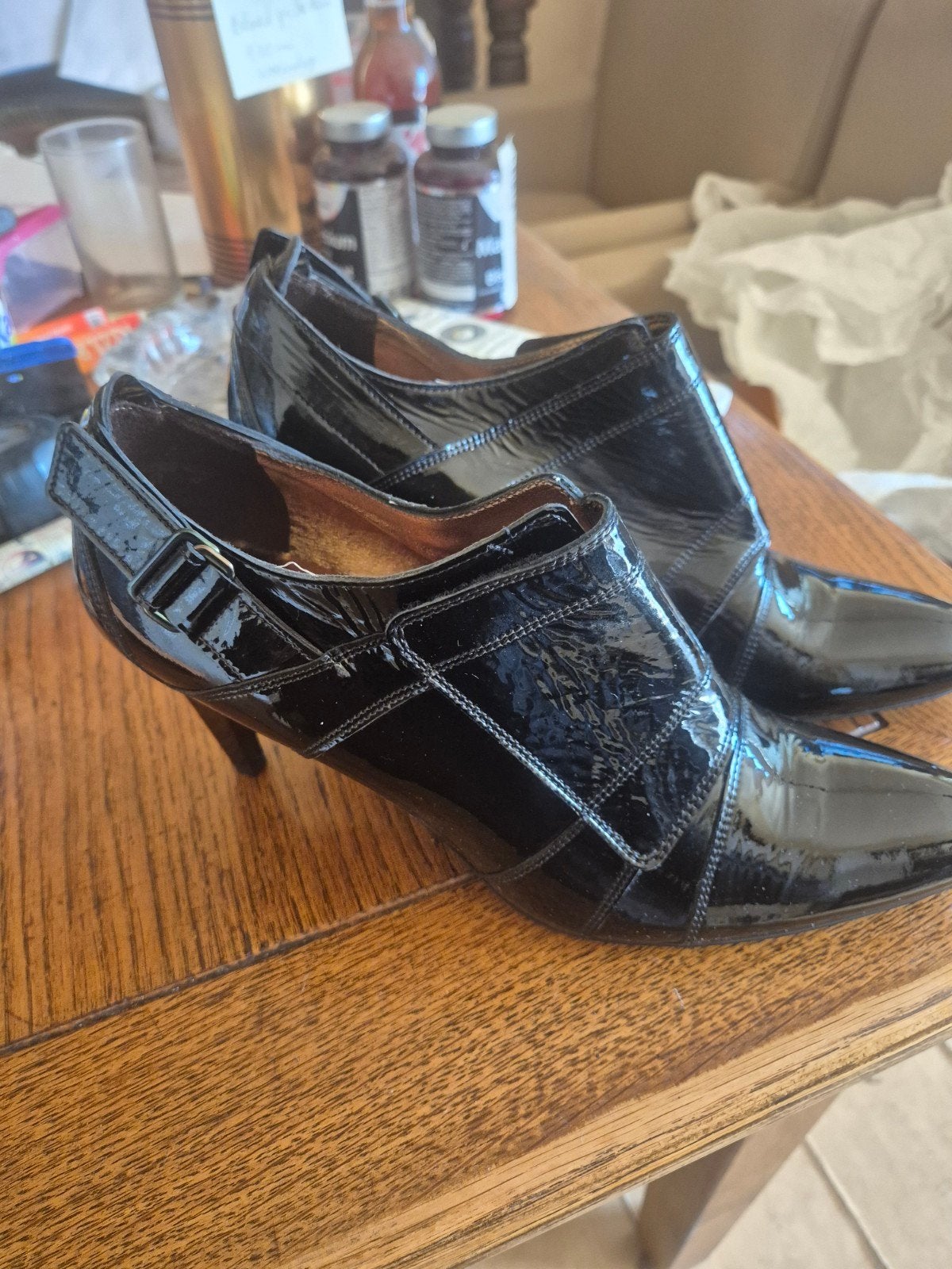 nieuwe leren dames schoenen k&s, Zwart, K&s, Lage of Enkellaarzen, Nieuw