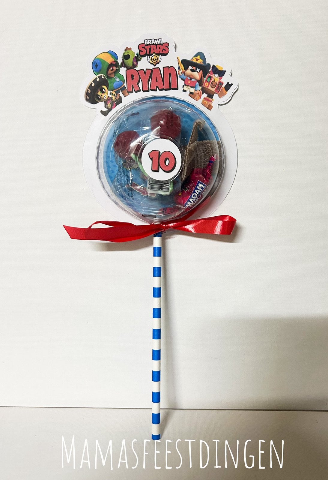 Traktatie bol Incl vulling BRAWLSTARS, Ophalen of Verzenden, Zo goed als nieuw, Feestartikel, Verjaardag