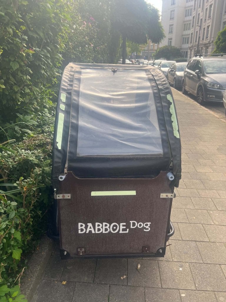 Babboe elekyrische bakfiets, Fietsen en Brommers, Gebruikt, Goederen, Elektrisch, Schijfrem
