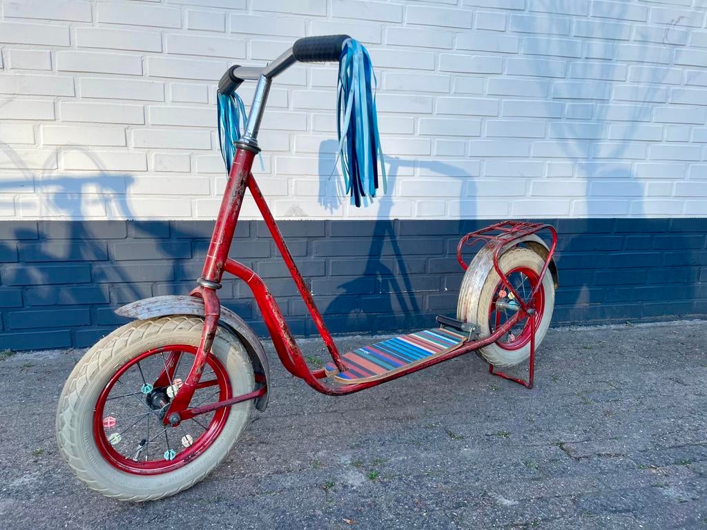 Retro step gerestaureerd, Fietsen en Brommers, Steps, Ophalen, Zo goed als nieuw, Gewone step
