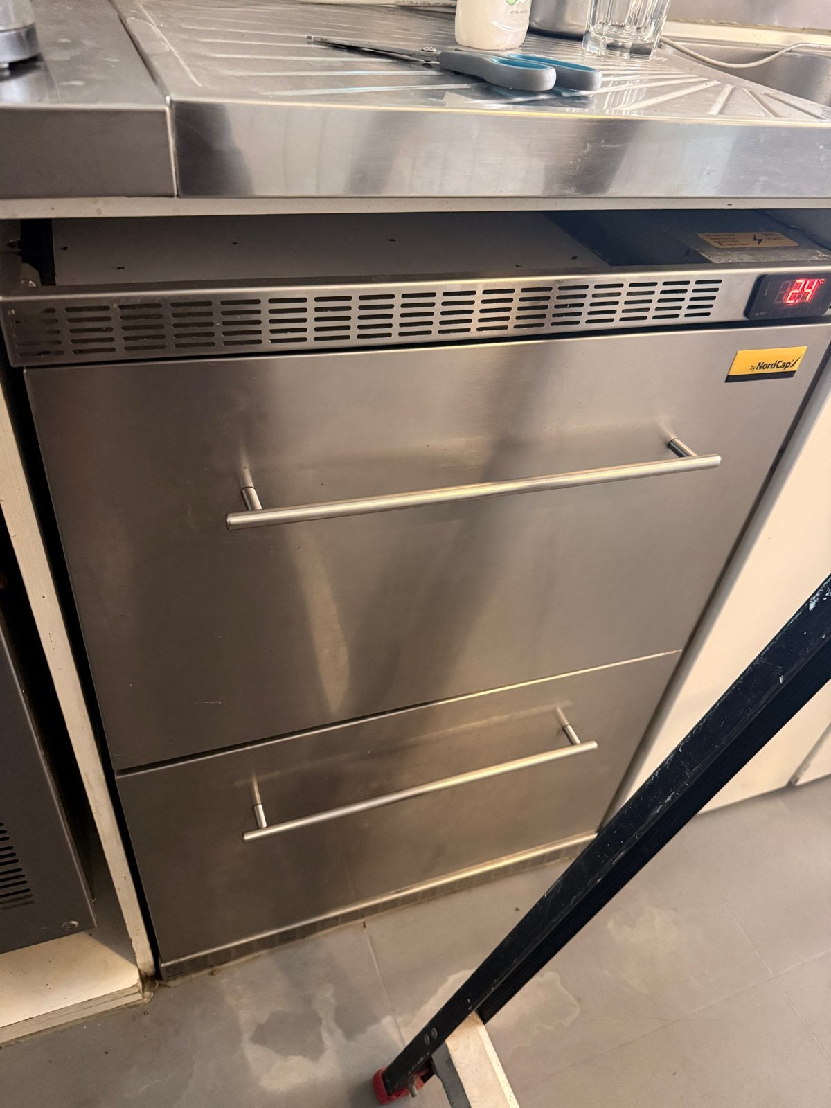 NordicCap Koellade - RVS, Professionele Kwaliteit, 60 cm of meer, Ophalen of Verzenden, Zonder vriesvak, Gebruikt