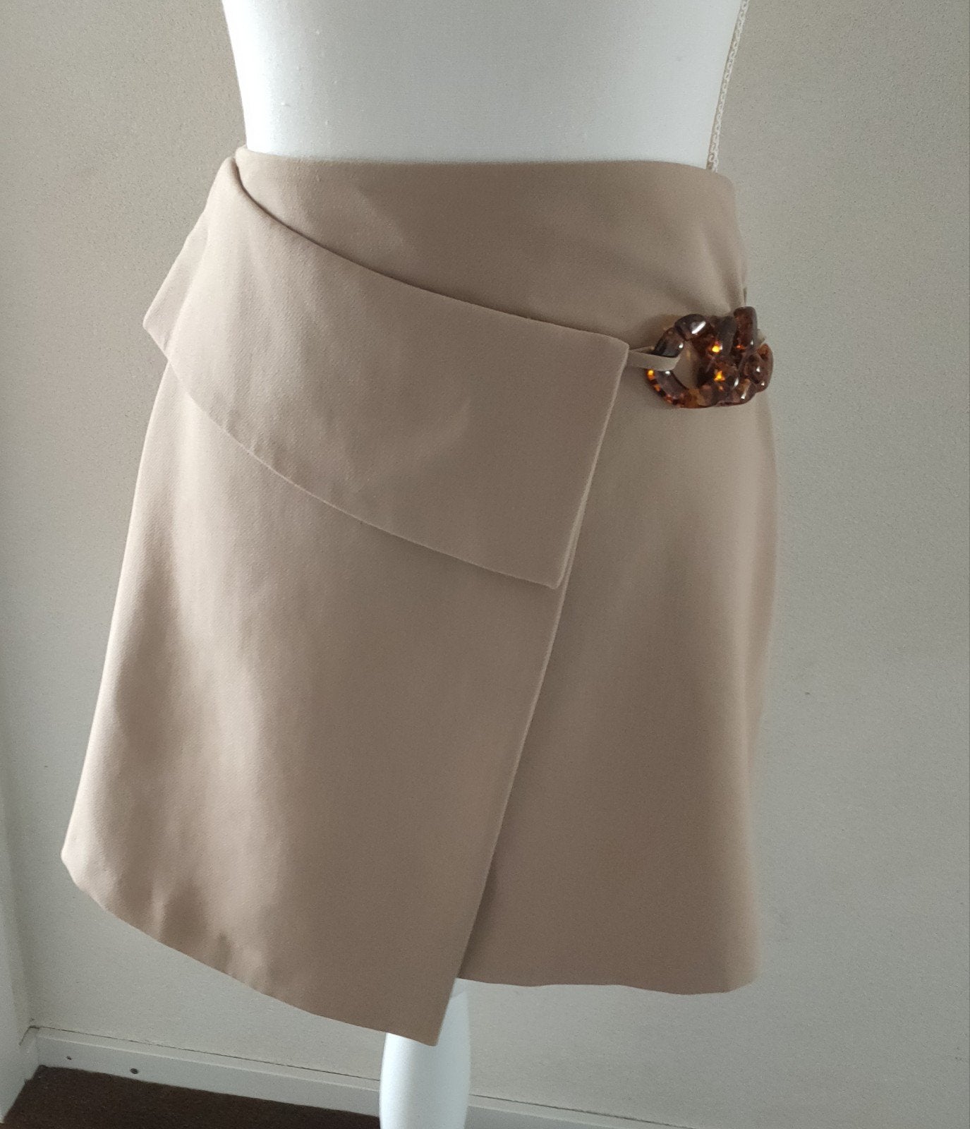 Asymmetrische rok van Zara - maat XS, Kleding | Dames, Ophalen of Verzenden, Zo goed als nieuw, Maat 34 (XS) of kleiner, Boven de knie