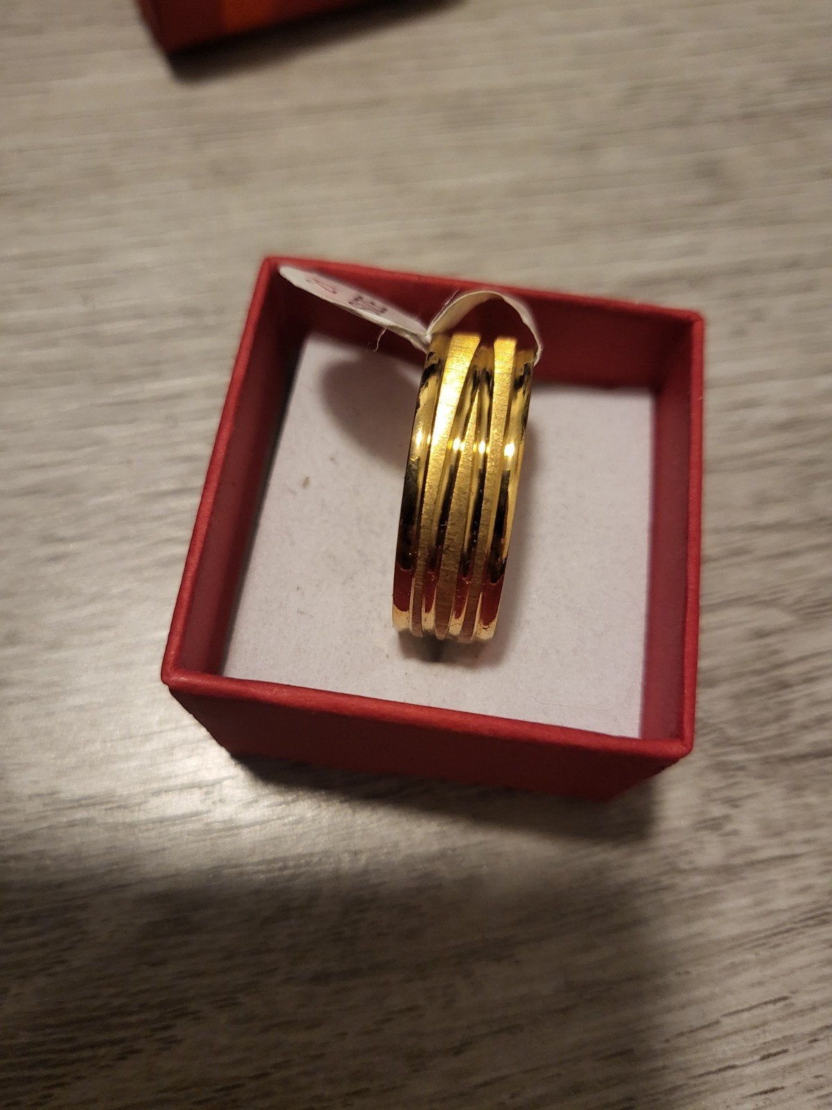 Nieuwe Gouden Ring Maat 21, 20 of groter, Nieuw, Ophalen of Verzenden, Dame of Heer