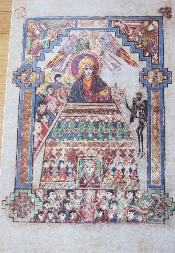 Book of Kells - Jezus in de tempel - nieuwe ansichtkaart, Verzenden, 1980 tot heden, Ongelopen, Overige thema's