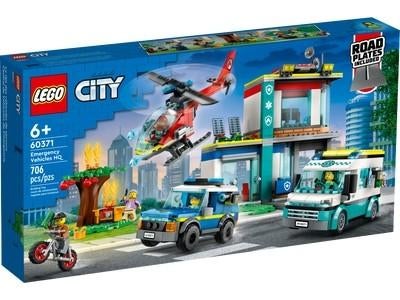Nieuw in doos: LEGO City 60371 Emergency Vehicles HQ, Ophalen of Verzenden