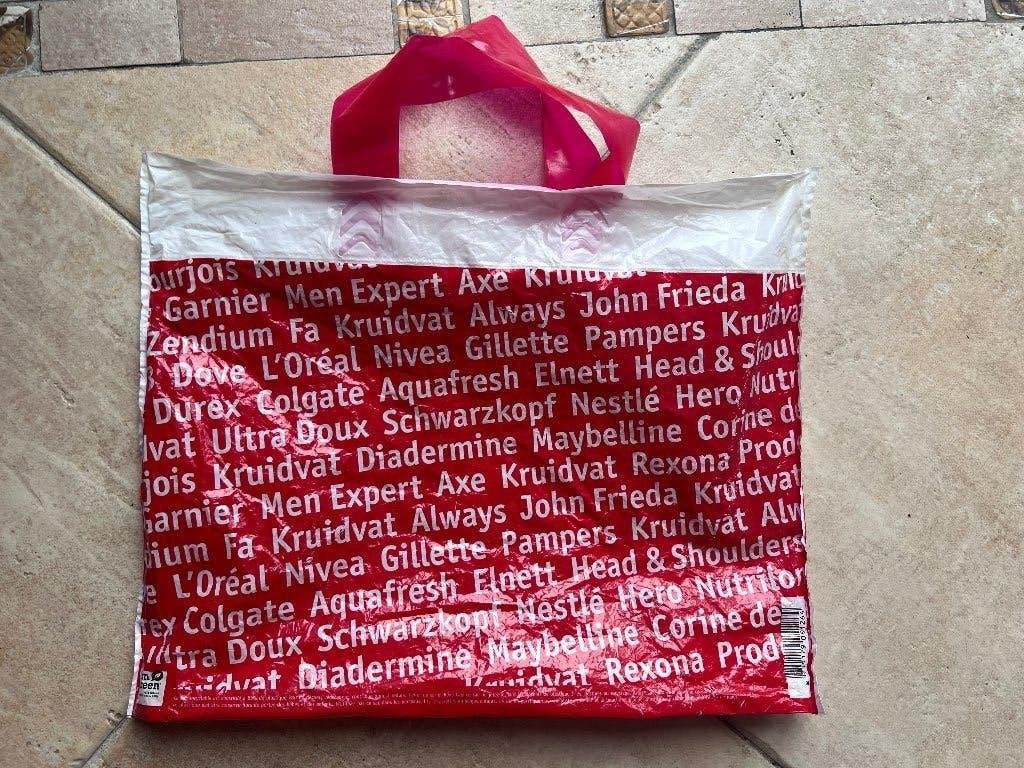 klein Kruidvat plastic tasje  27 x 33 cm, Verzamelen, Overige supermarkten, Ophalen of Verzenden