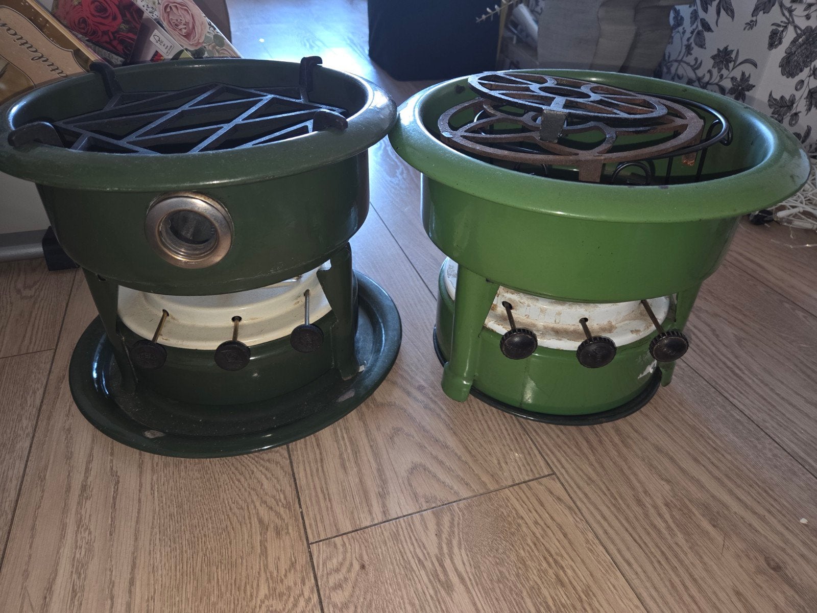 2 Ouderwetse Beccon Stoven - Decoratie/Onderdelen, Antiek en Kunst, Ophalen of Verzenden
