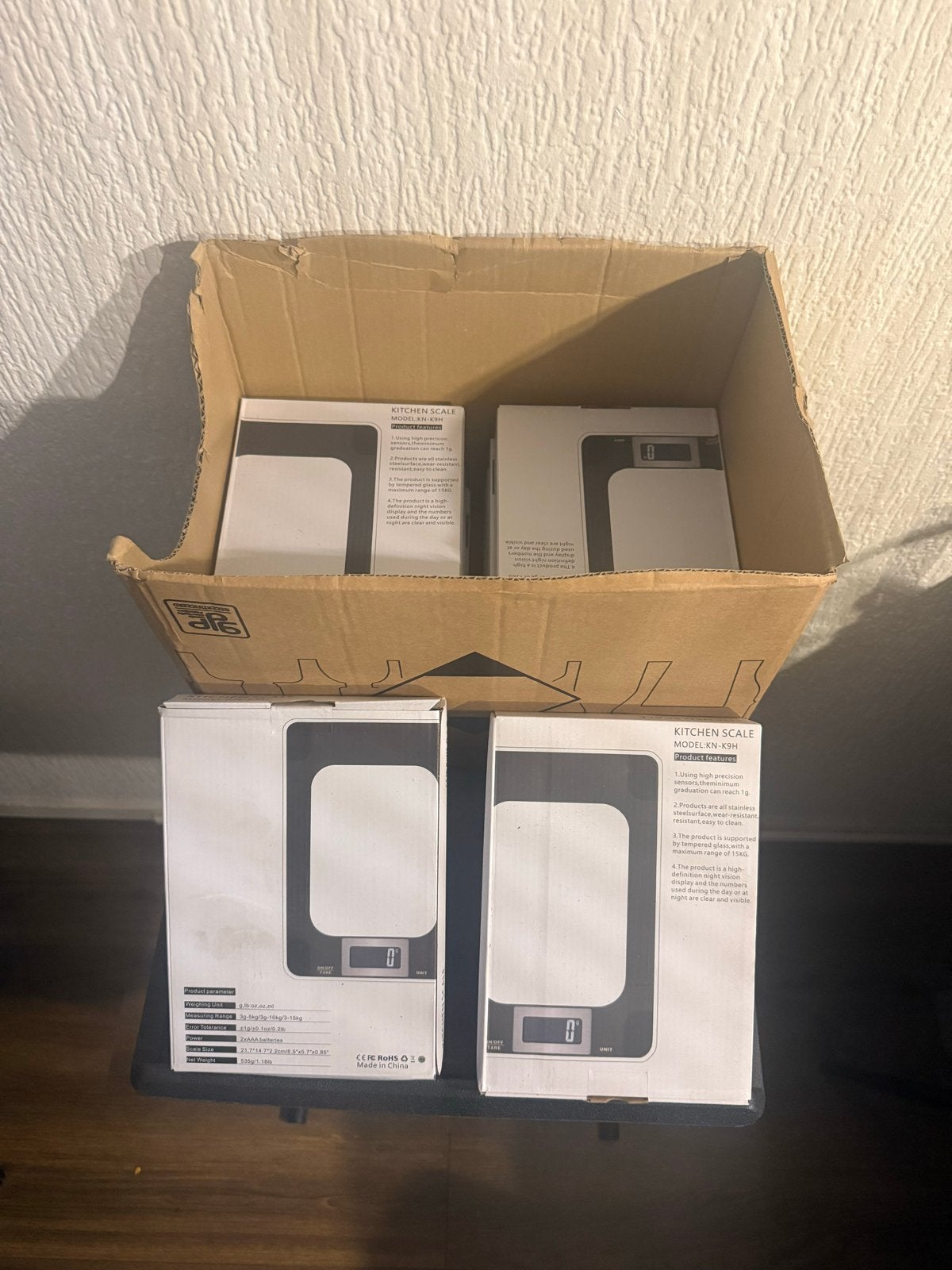 10x Nieuwe digi keukenweegschaal -15 kg max,hoge precisie, Witgoed en Apparatuur, Ophalen, Keukenweegschaal, Nieuw, Digitaal