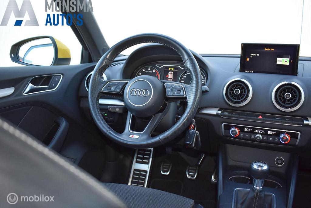 Audi A3 Sportback 1.0 TFSI S-Line Vegas Yellow Clima Cruise, Auto's, Audi, Voorwielaandrijving, Gebruikt, Bedrijf, 999 cc