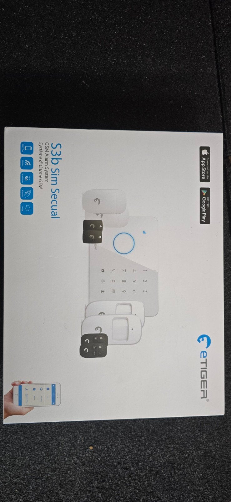 eTiger S3b Secual GSM Alarmsysteem - Compleet Systeem, Ophalen, Nieuw