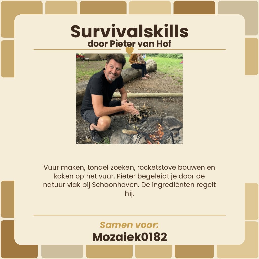 Survivalskills in de buitenlucht, Drie personen of meer, Overige soorten, Overige typen