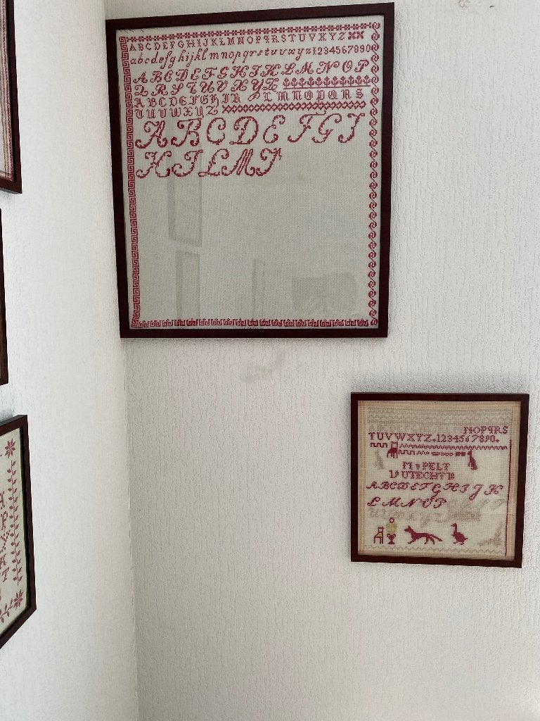 Te koop Merklappen, Ophalen, Zo goed als nieuw, Handborduren, Borduurgaren of Zijde
