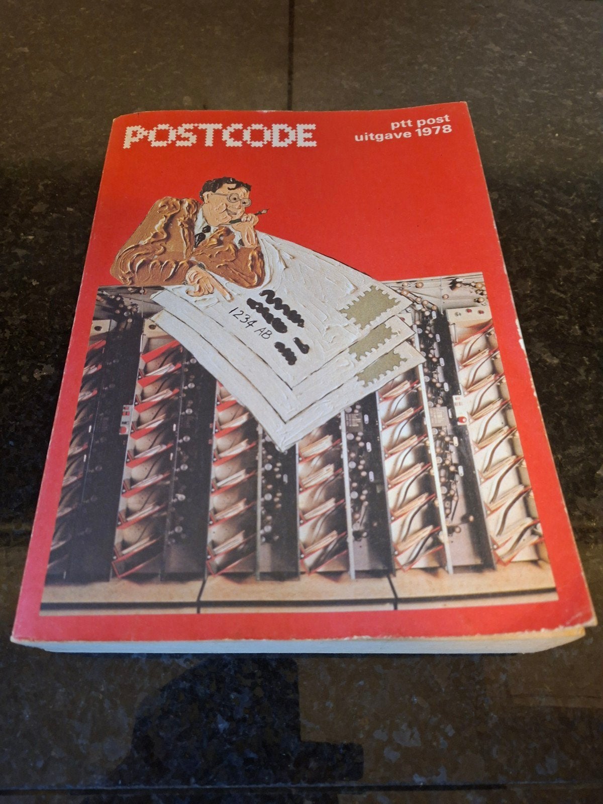 t.e.a.b. PTT Post Postcodeboek 1978 - Vintage Nederlandse Po, Ophalen of Verzenden