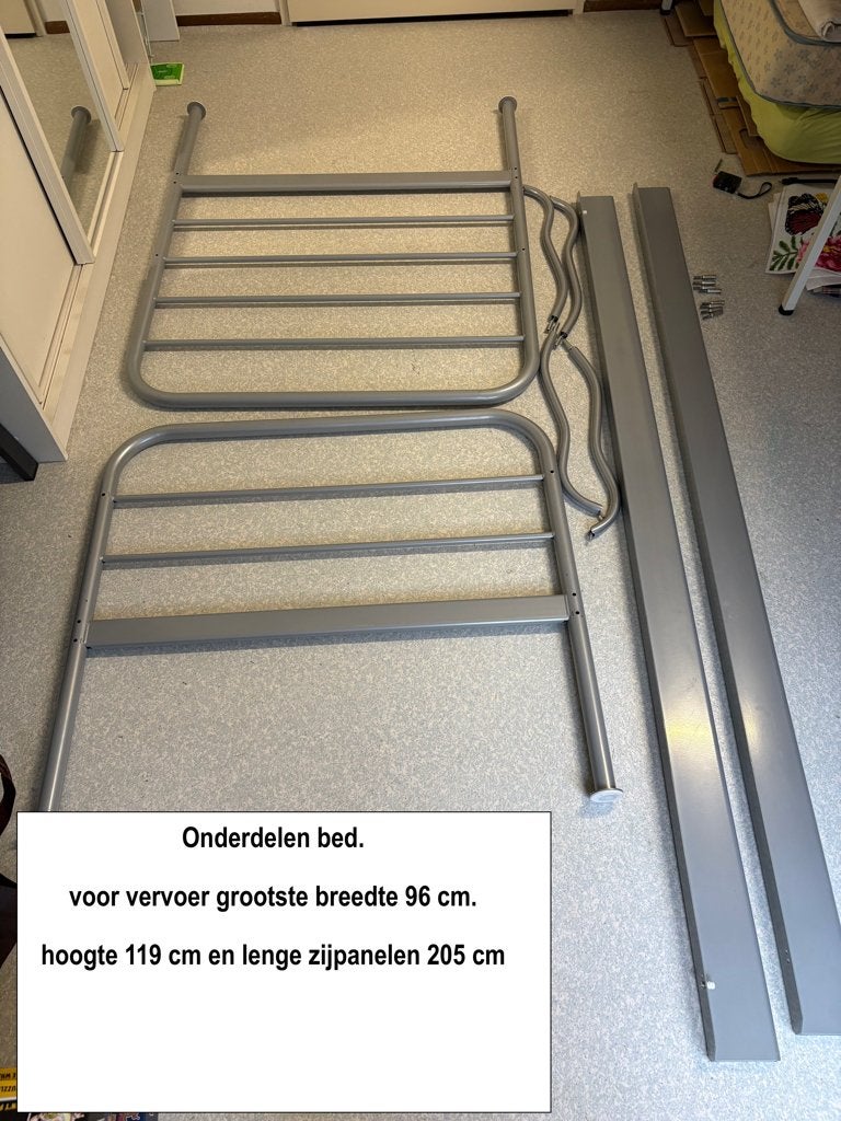 Één persoonsbed, Ophalen, Gebruikt, 90 cm, Eenpersoons