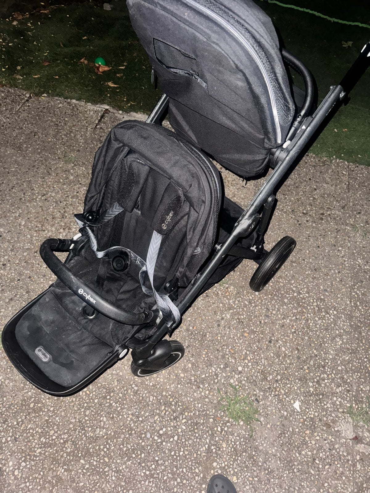 Cybex Gazelle S Duowagen - Zwart, Gebruikt, Duowagen, Combiwagen, Ophalen