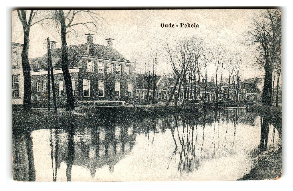 Oude Pekela, Treinstempel, Verzamelen, Ophalen of Verzenden, 1920 tot 1940, Gelopen, Groningen