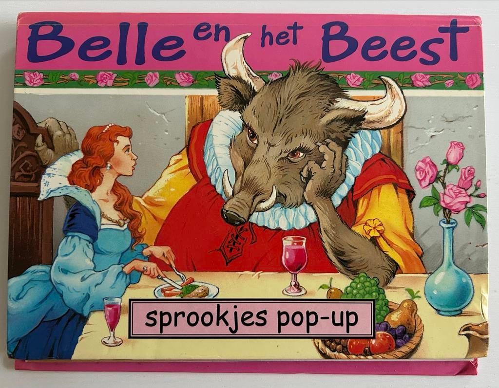 Sprookjesboek: Belle en het Beest (pop-up), Boeken, Ophalen of Verzenden, Gelezen