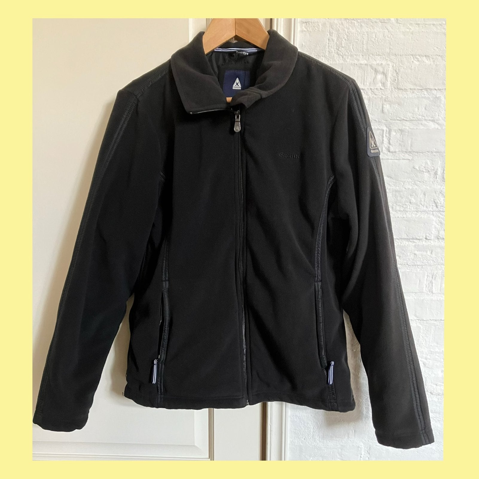 Zwart Gaastra fleece vest/jas, Verzenden, Zo goed als nieuw, Maat 42/44 (L), Zwart