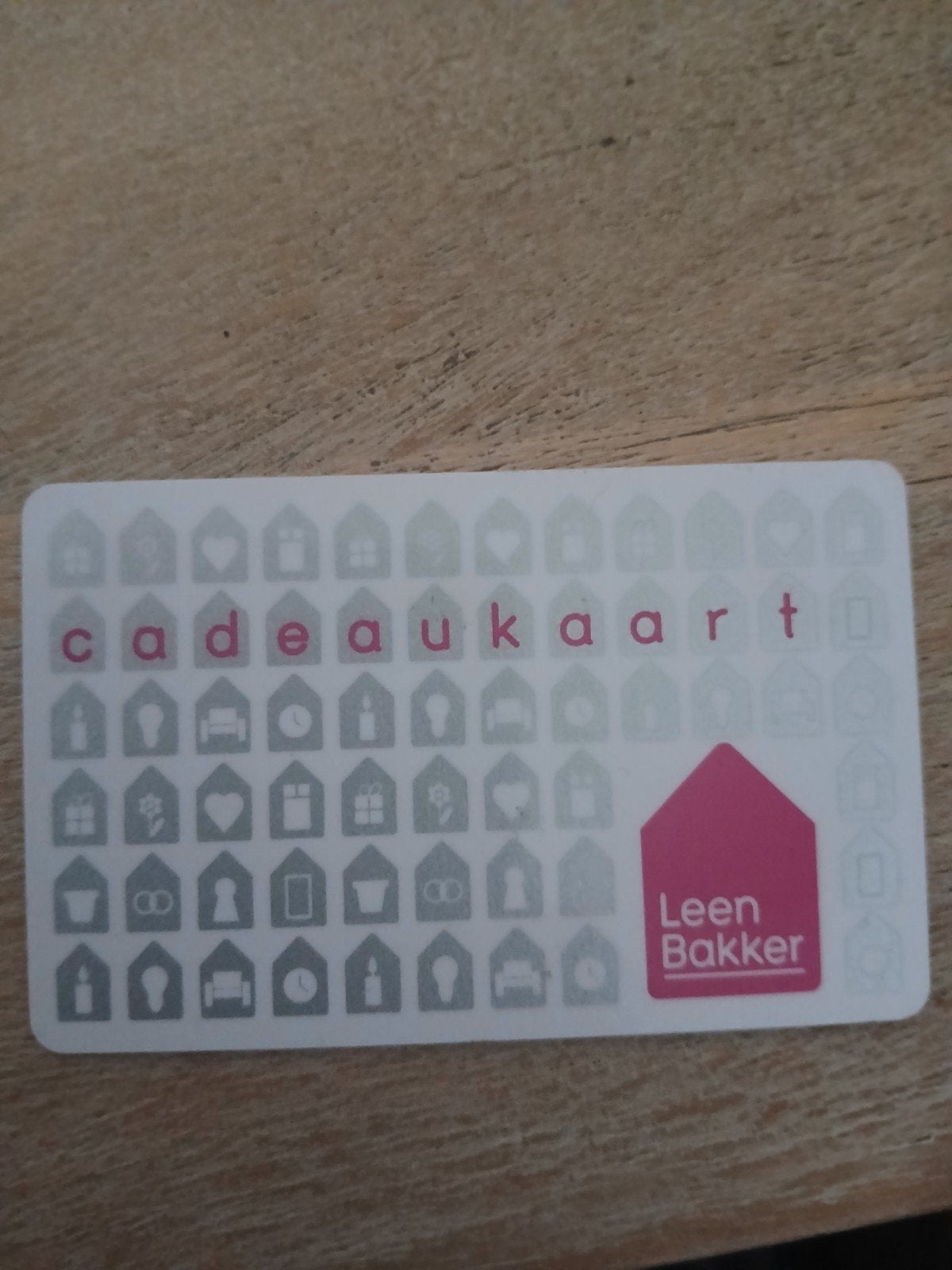 cadeaukaart leenbakker €250, Hobby en Vrije tijd, Ophalen