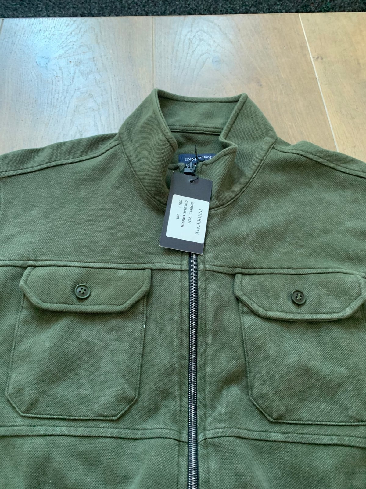 3xl vesten katoenen model, Ophalen of Verzenden, Nieuw, Overige maten, Groen