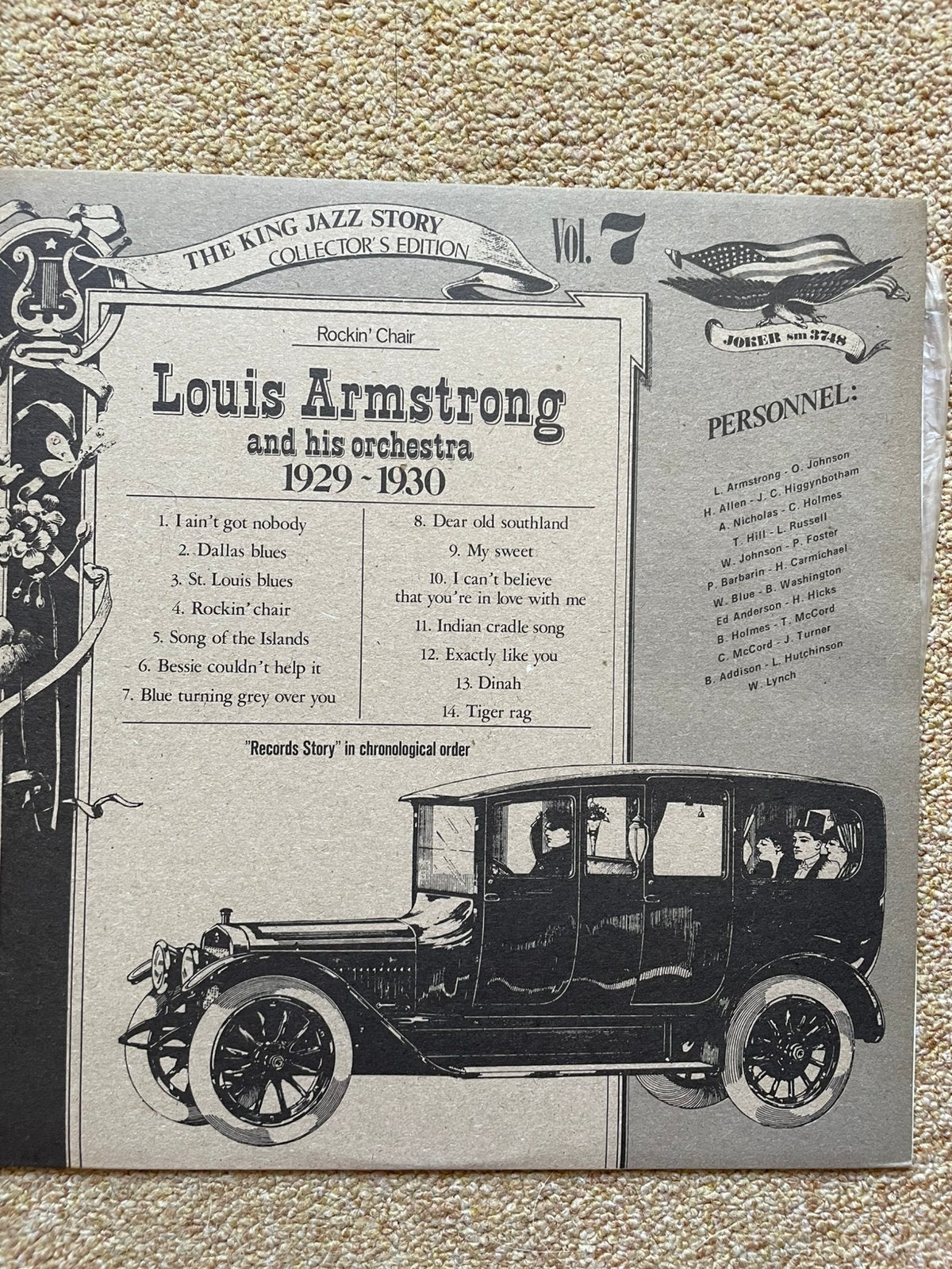 Lp Louis Armstrong 1929 - 1930, Ophalen of Verzenden, LP