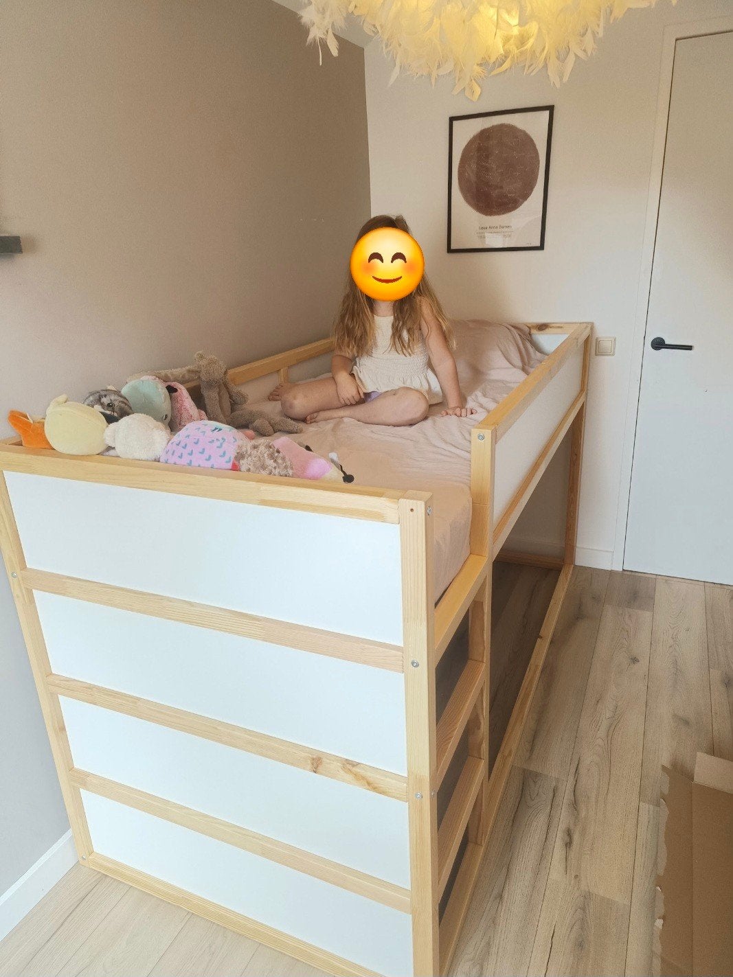 IKEA Kura halfhoogslaper, 85 tot 100 cm, Gebruikt, Ophalen of Verzenden, Hoogslaper of Stapelbed