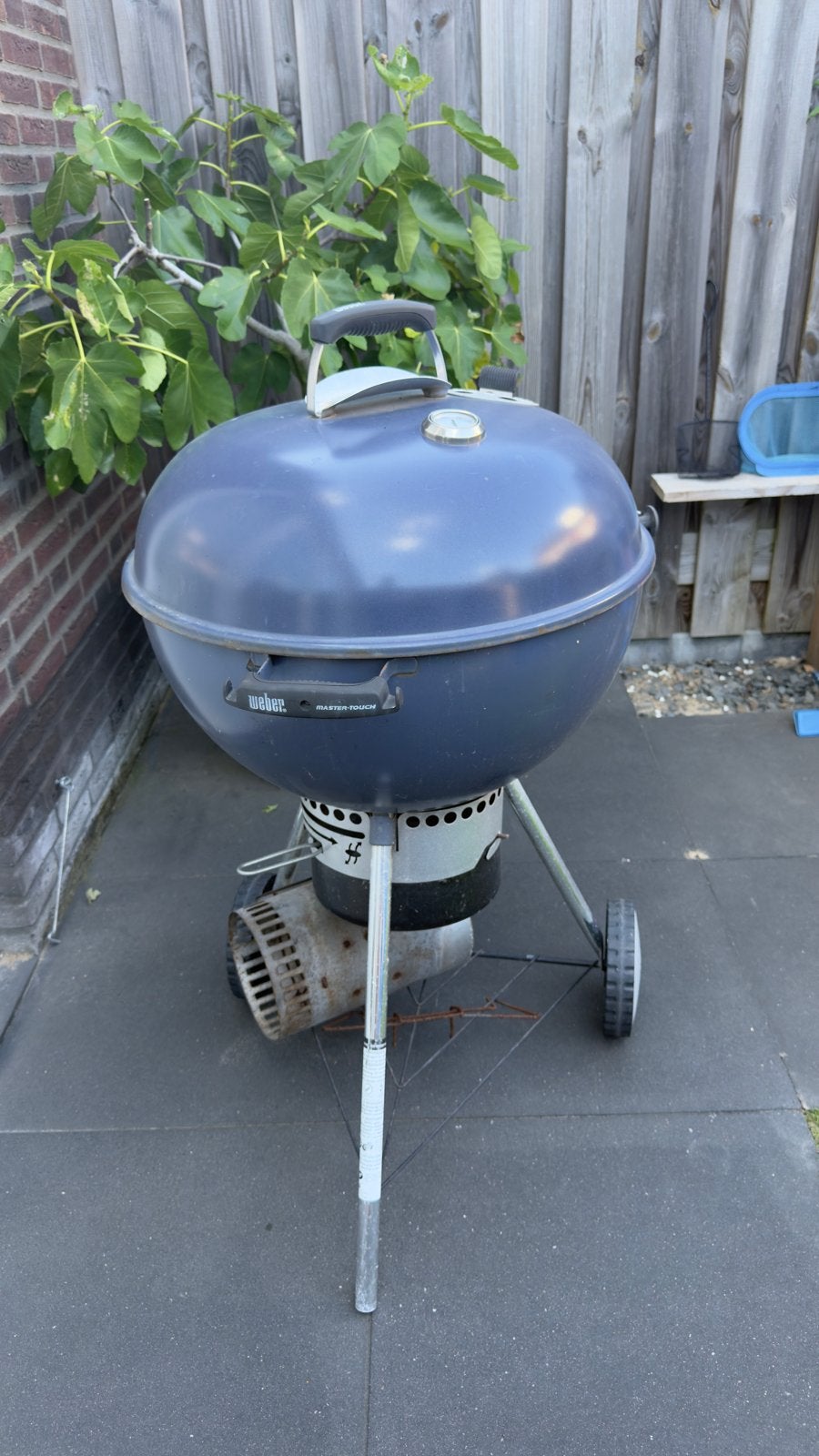 Weber Master-Touch GBS met RvS kolenmandjes en starter, Ophalen, Gebruikt