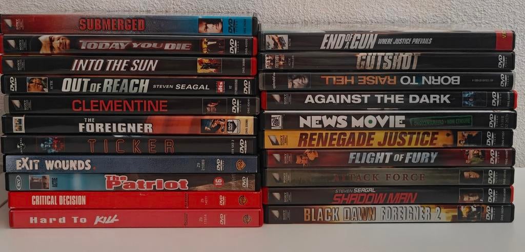 Steven Seagal DVD Verzameling, Vanaf 16 jaar, Ophalen of Verzenden, Zo goed als nieuw, Martial Arts