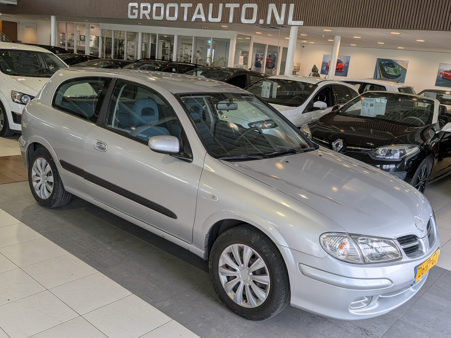 Nissan Almera 1.5 Luxury Airco, Trekhaak, Stuurbekrachtiging, Auto's, Voorwielaandrijving, 1498 cc, Origineel Nederlands, Bedrijf
