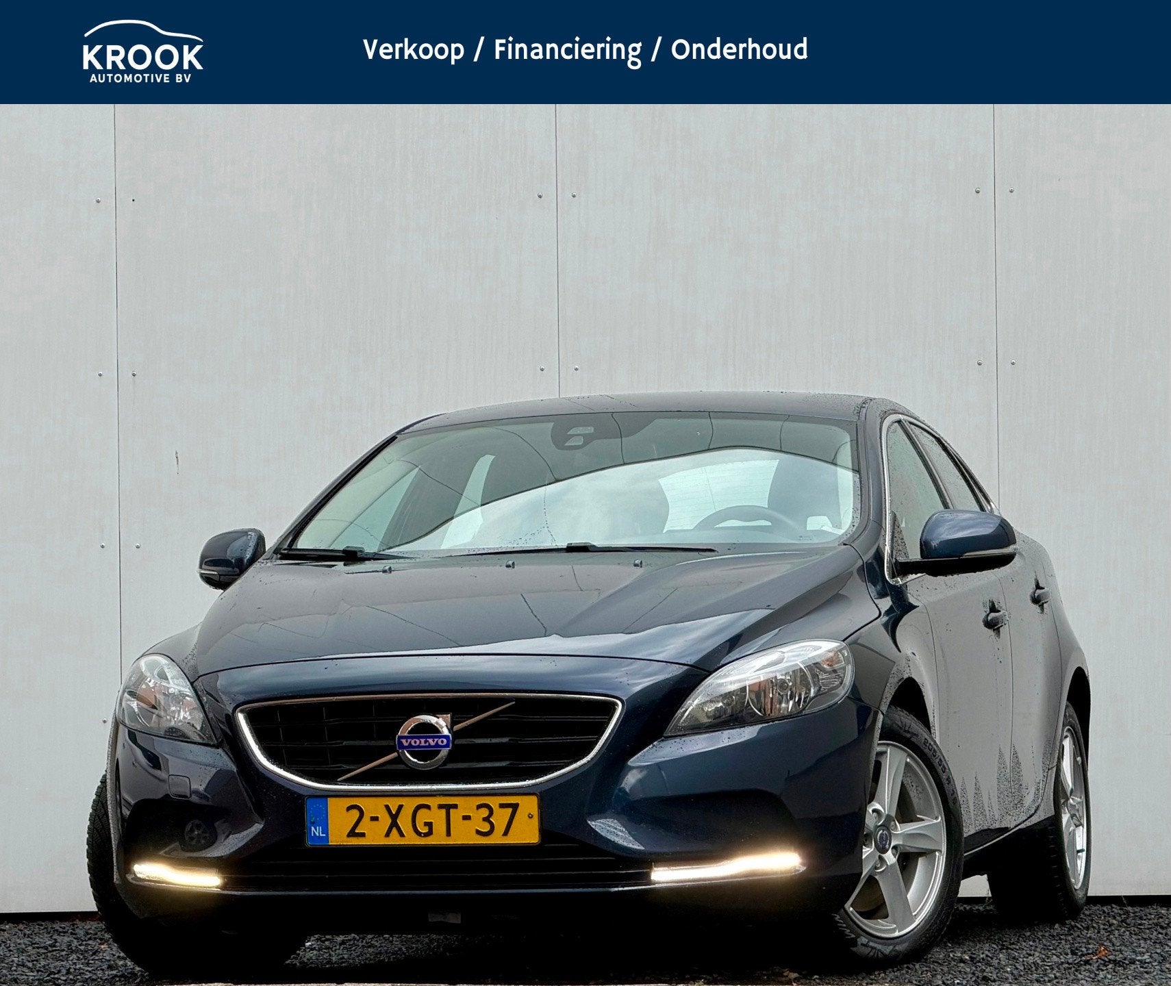Volvo V40 2.0 D4 Summum Business | 2014 | 190 PK | 1e eigena, Auto's, Voorwielaandrijving, Gebruikt, Blauw, Bedrijf