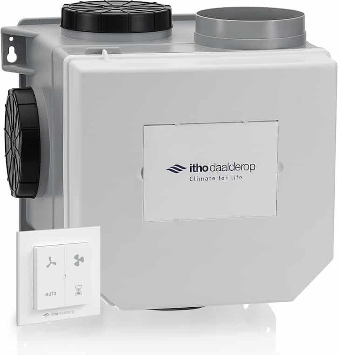 Itho Daalderop Ventilatiebox met vochtsensor en eurostekker, Ophalen of Verzenden, Zo goed als nieuw, Ventilator en Afzuiger